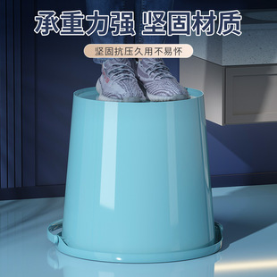 甲东里家用加厚储水桶手提大号塑料圆桶学生洗衣洗澡桶轻奢带盖桶