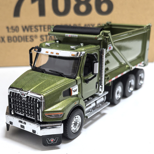 DM西部之星WentenStar自卸翻斗卡车合金静态模型摆件 1:50比例