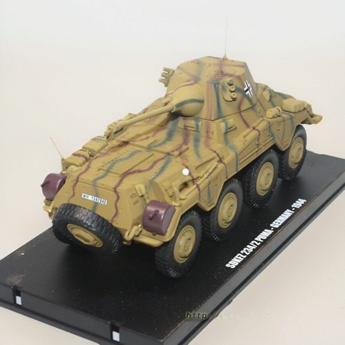 1944德国SdKfz 234/2 PUMA 美洲狮轮式装甲侦察车坦克模型摆件Dea