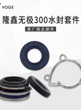 无极300R RR AC GY DS CR6隆鑫YF300发动机水泵密封圈水封动静环