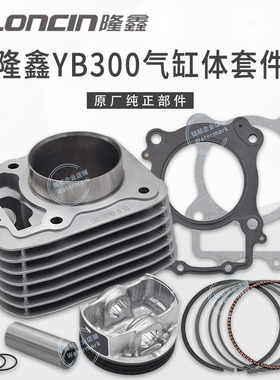 华洋T4L恒舰S1S7卒玛K6RS6克维斯隆鑫YB300H气缸体活塞环中缸套缸