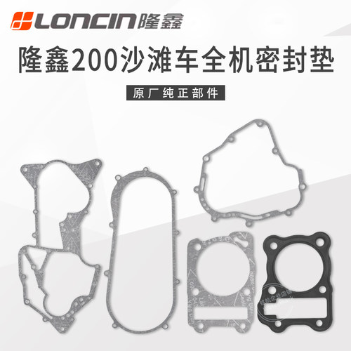 隆鑫LX200沙滩车发动机全机纸垫