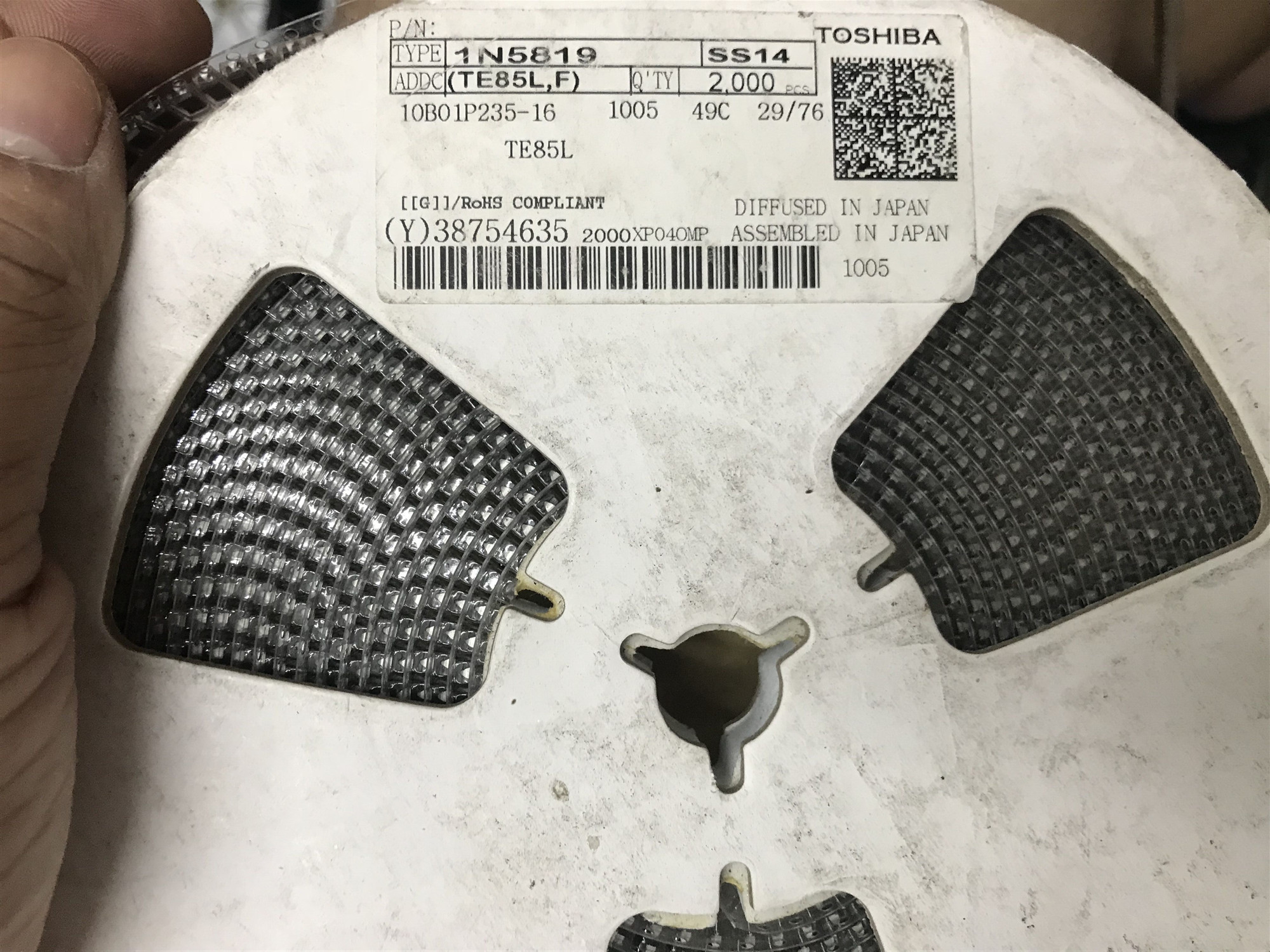 全新正品原装进口 1N5819 TE85L, F  SS14   批量更优势（50pcs）