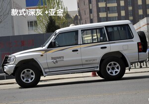 猎豹美国进口车身彩条个性改装