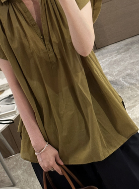 btbstudio 贵牌NL 简约精致风 新色入定制细织巴黎纱盖袖上衣