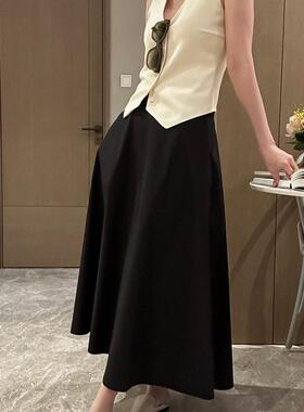 btbstudio 托马斯梅森有机棉 罗马假日 半松紧腰 经典A字大摆裙