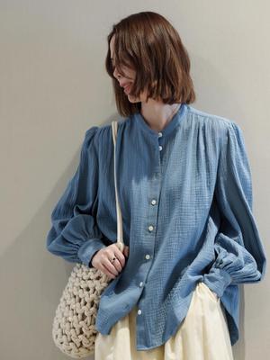 btbstudio云朵皱皱棉新品衬衫