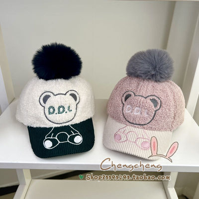 嘟嘟啦棒球帽洋气百搭保暖可爱