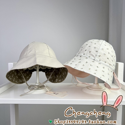 木然良品2026洋气百搭碎花套头帽