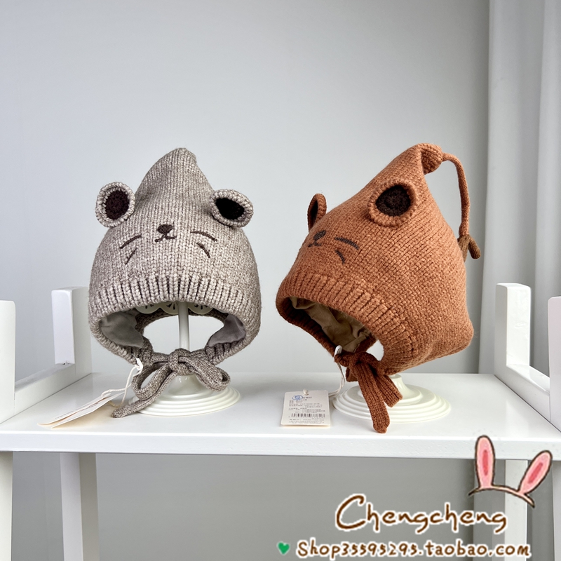 百搭新款双层柔软2025针织套头帽