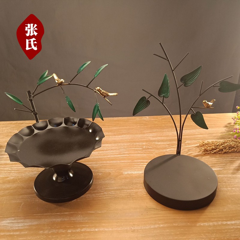 明档特色铁艺摆盘创意鸟笼主题餐厅饭店点心用意境菜分子美食餐具
