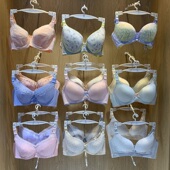 孕期哺乳期产妇产后喂奶软钢圈上托防下垂哺乳纯色文胸内衣罩杯肤