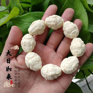 文玩象牙果雕刻手串貔貅有求必应手把件猛犸象牙男女佛珠工艺饰品