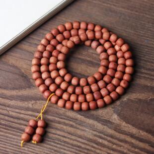 红桧木手串108颗手链香柏木男女情侣手链饰品红豆杉手串佛珠念珠