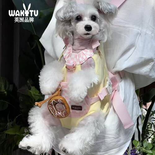 wakytu外出便携宠物双肩背包胸背