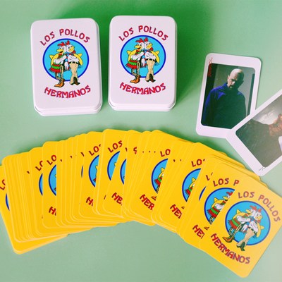 自制高清剧照绝命毒师风骚律师bettercallsaul扑克牌马口铁盒