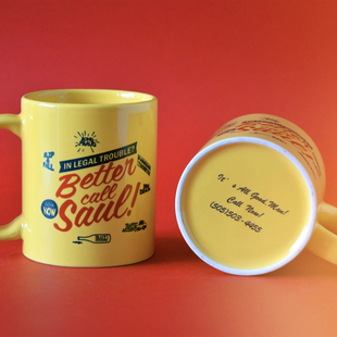 绝命毒师风骚律师Breakingbad陶瓷马克杯咖啡杯bettercallsaul