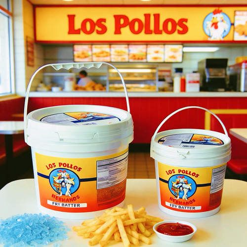 lospollos炸鸡店2L食品级收纳桶