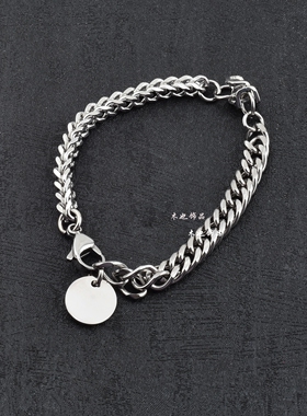 2026新款金属拼接手链古巴手链女