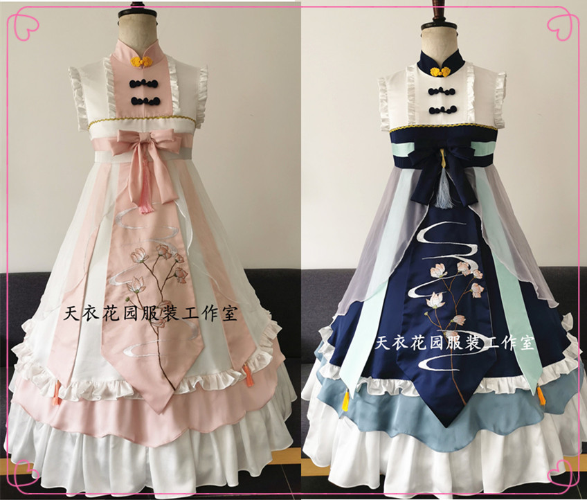 定金预约 玉兰花中华风连衣裙茶会款Lolita裙LOW娘裙子正版原创