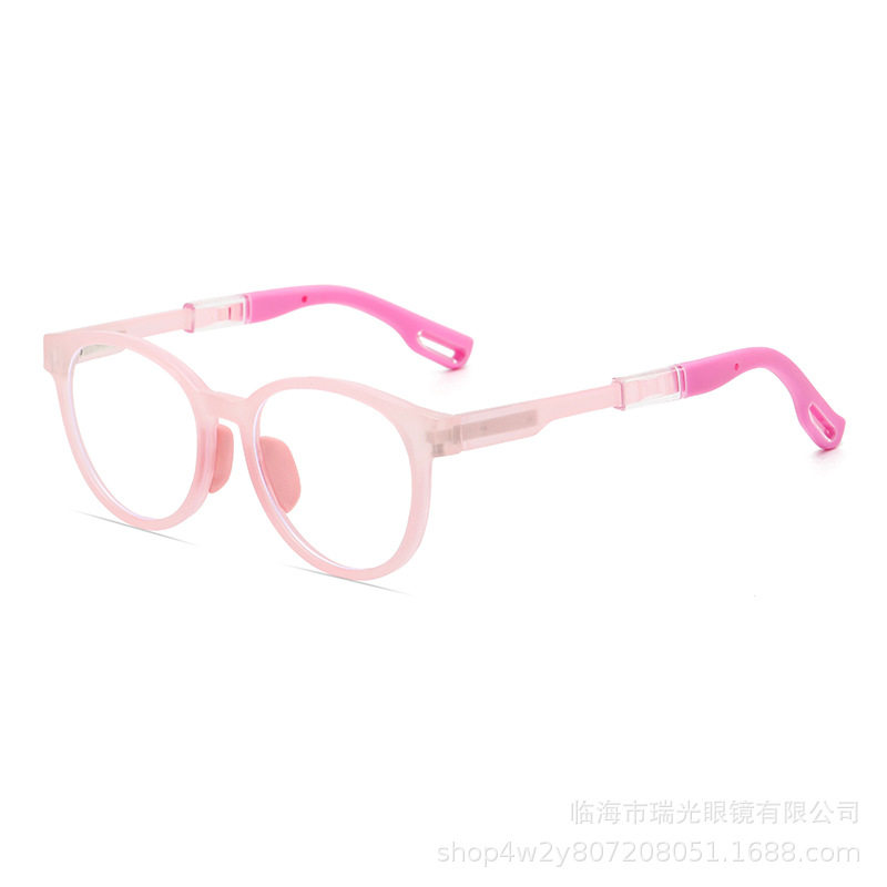日韩甜美方圆框儿童镜架防蓝光平光眼镜6-12岁男女学生眼镜框