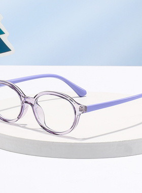 7359时尚新款TR90防蓝光儿童平光镜 百搭透明软腿学生儿童眼镜框