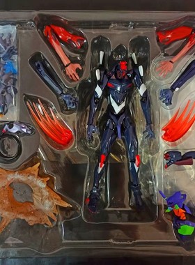 海洋堂转轮 山口式3号机 EVA三号机福音战士使徒关节超可动手办