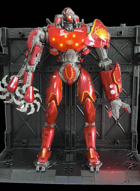 NECA环太平洋中国机甲发光暴风赤红双刀危险流浪者尤里卡手办玩具