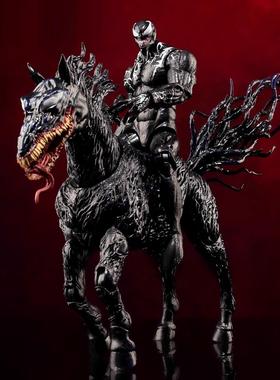 漫威毒液3最后一舞毒液马关节可动手办玩具模型SHF蜘蛛侠男孩礼物