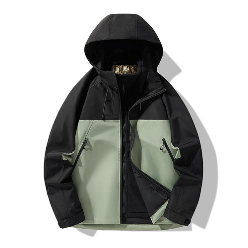 2077三合一大牌同款新款冲锋衣男女同款石墨烯三合一户外防风潮牌