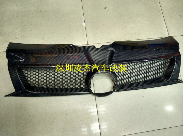 适用于10-17年大众迈特威凯路威T5真碳纤维改装ABT款无标横杠中网