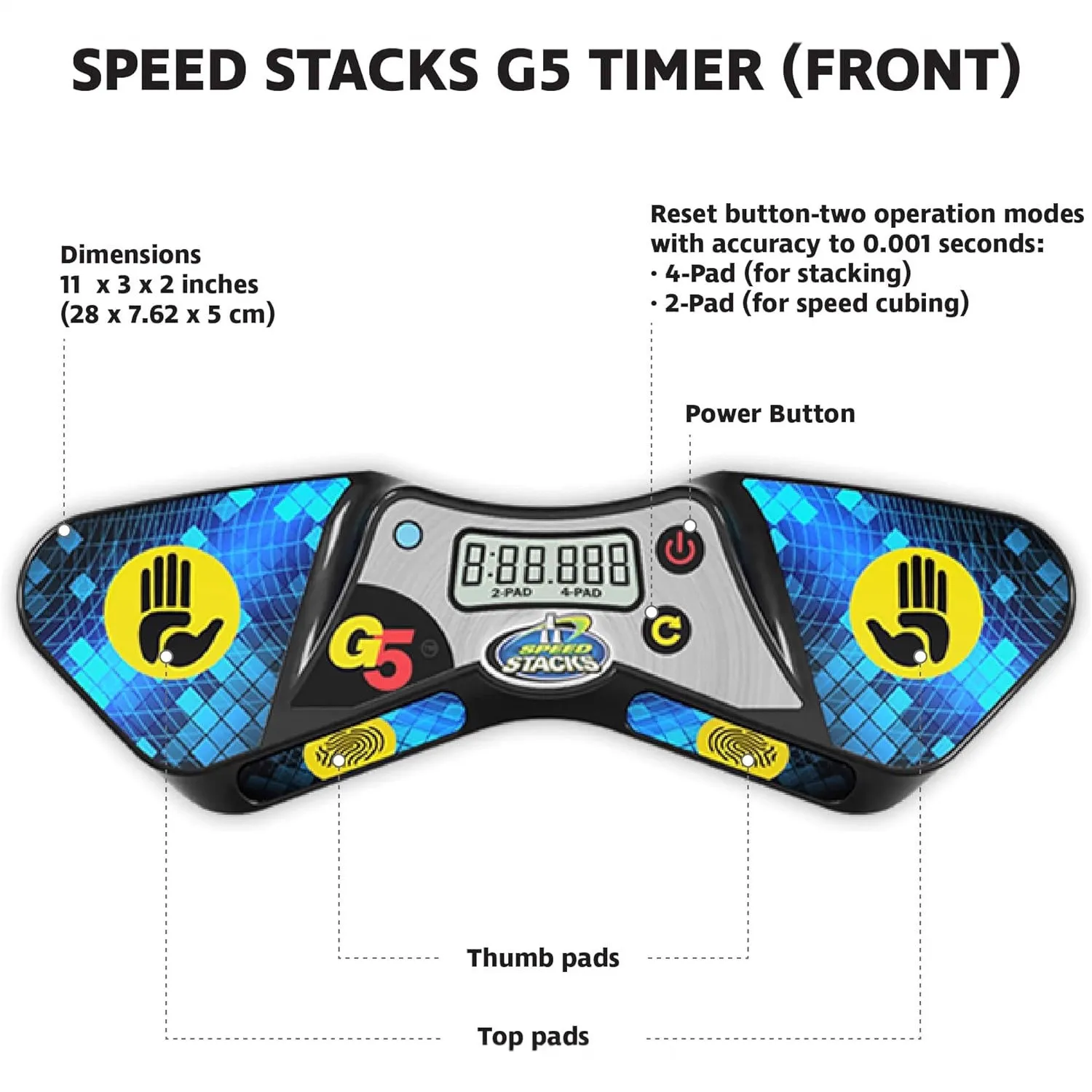 史塔克SS G5计时器大显专业版SpeedStack魔方计时比赛大显示器图片