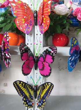 大蝴蝶立体墙贴商场节日庆典婚庆贴纸中空吊挂橱窗4S店墙上装饰贴