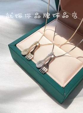 古丽纯银小众设计感ins锁骨链