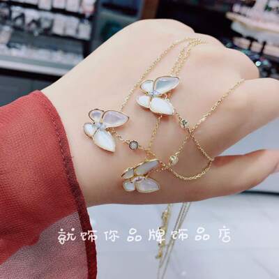 小众品牌风纯银白贝母高级锁骨链