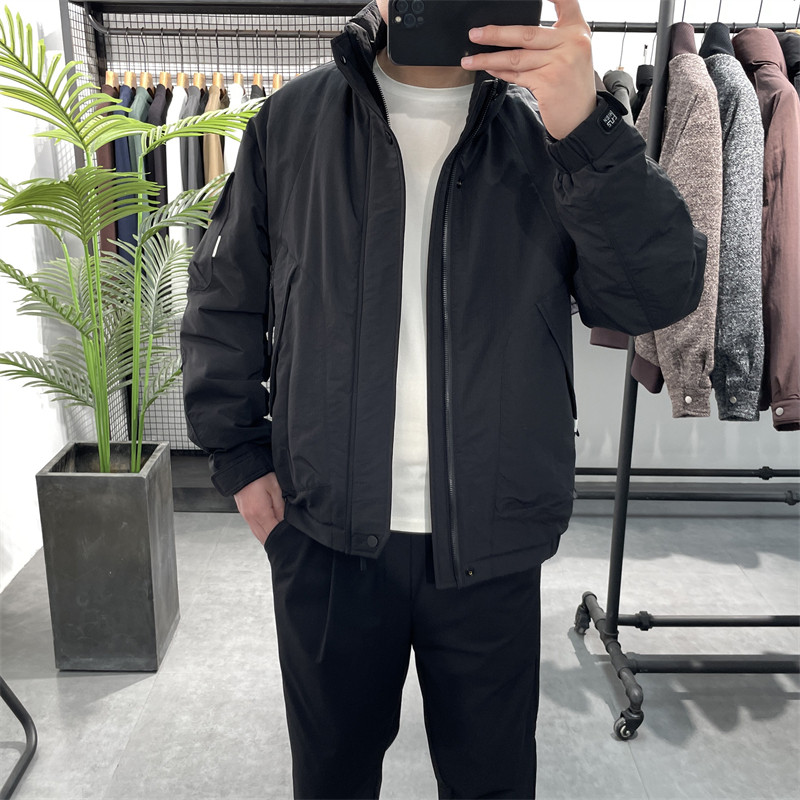 冬季新款立领羽绒服男韩版潮流休闲白鸭绒保暖外套工装羽绒衣夹克,男装,羽绒服,淘宝优惠券,粉丝福利购,淘宝优惠卷