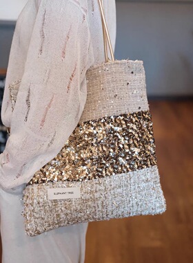 单肩大容量通勤托特包新款包包女款轻奢斜肩包秋冬帆布包