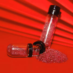 天然辰砂万山朱砂原矿破碎朱砂晶体粉瓶装朱砂颗粒朱砂粉5g/10g装