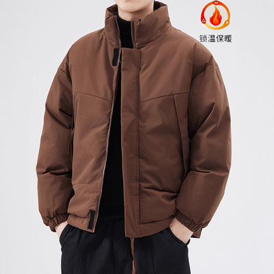 Cotton jacket loose standing collar cotton coat for boys外套