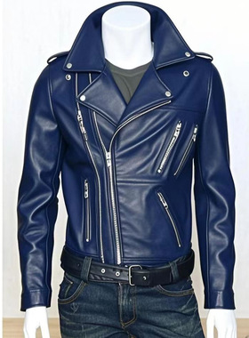 秋冬皮衣男新款皮夹克外套男韩版Leather jacket jacket for men