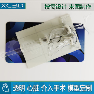 透明可拆卸心脏肺动脉下肢静脉血管模型血栓抽吸导管器械介入手术