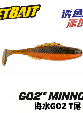 美国Netbait海水T尾GO2系列海水版路亚软饵软虫鱼软虾卷尾路亚饵