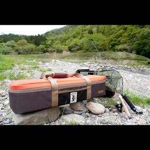 24新款HUERCO联名多节竿包路亚长包旅行竿多节竿收纳包可放渔轮