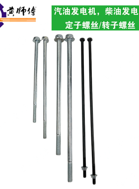 汽油发电机配件2KW2.8KW3KW6.5KW8KW转子螺丝 定子螺丝螺栓