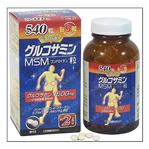 日本代购maruman氨糖鲨鱼软骨素