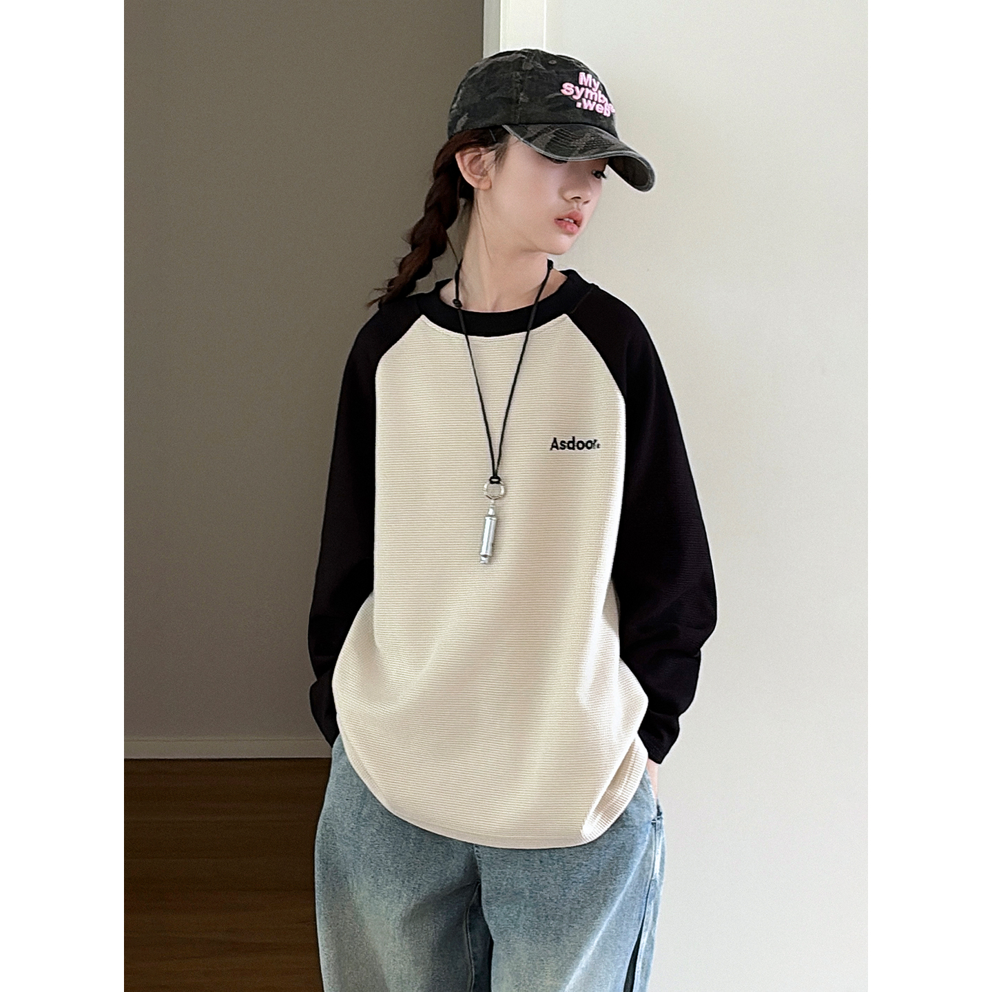 【松弛感拉满】插肩袖T恤