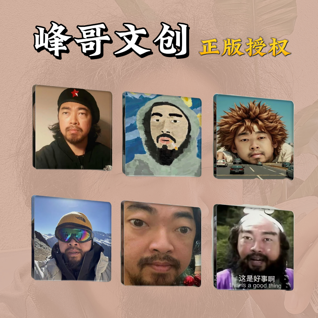 表情包冰箱贴峰哥亡命天涯冰箱贴