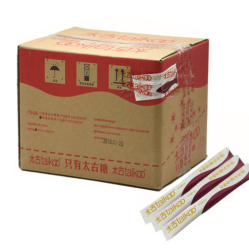 太古taikoo甘香砂糖条5g×200条黄糖赤砂糖咖啡奶茶调糖黄糖条包