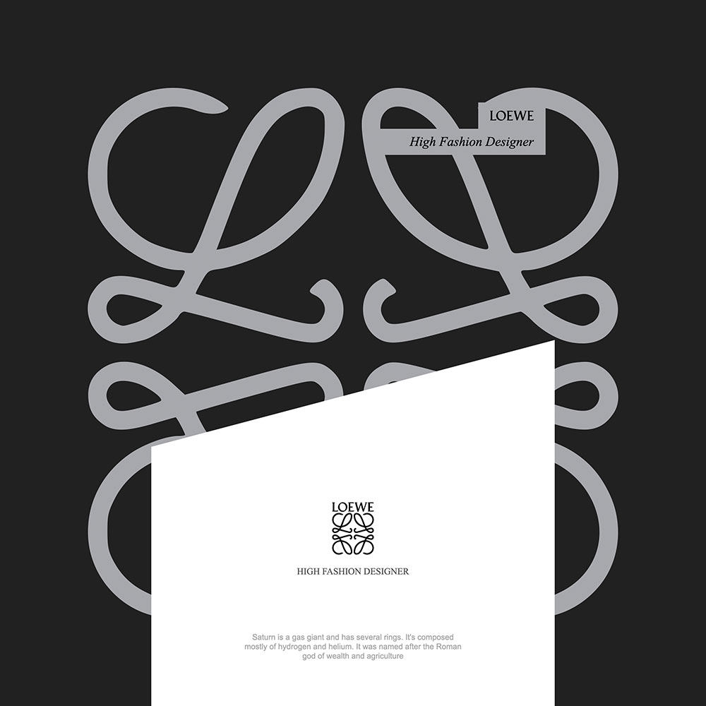100页时尚发布会ppt模板罗意威时尚穿搭loewe台模特服装设计ppt