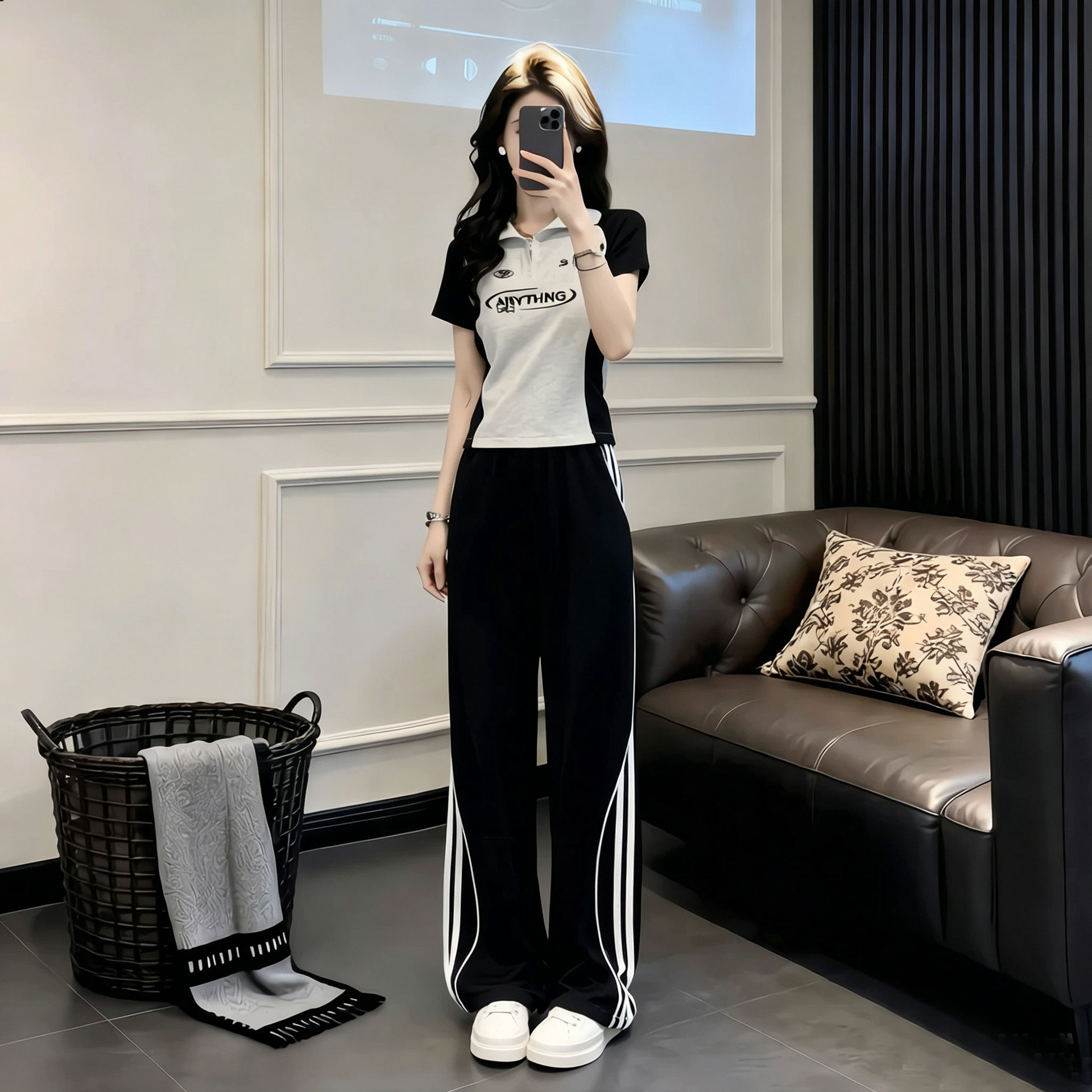 2026超火减龄短袖休闲运动套休闲运动套装